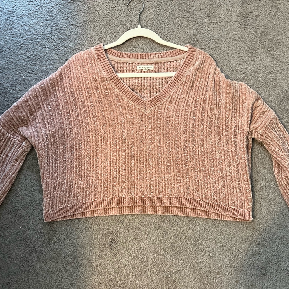 Mauve LA HEARTS super soft sweater
